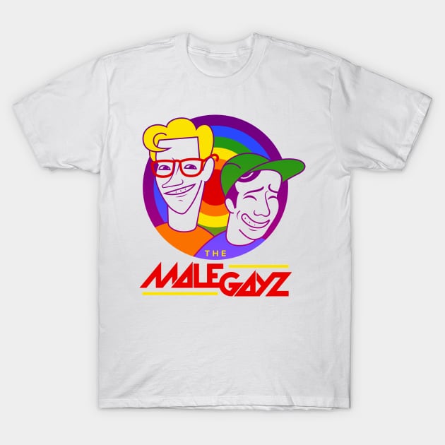 The Male Gayz T-Shirt by Little Empire Podcast